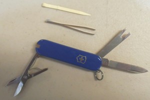 Victorinox-Original-Caddy-Swiss-Army-Knife-Multi-Tool-Golf-Classic-NIB-blu