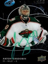 Anton Khudobin - Signed 2009-10 Upper Deck Ice Premieres /999 Rookie Card #129