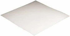 White HDPE Polyethylene Sheet, 24" x 24" x 1/8" Thick, +/-5% Dimension Tolerance