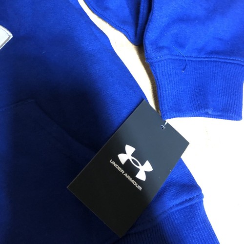 Under Armour Hoodie Youth Kids Size 4 Blue Brand New - Picture 4 of 5