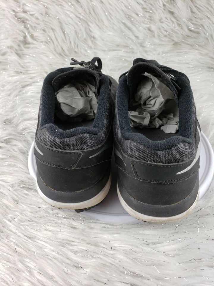 Nike Flex 2014 RUN Flash Womens Size 9 Black Silver Running Shoes 684761-013 - Image 4 of 4