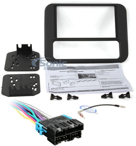 Metra 95-3312G - Kit de tablero doble DIN para vehículos Pontiac Metra 95-3312G - Kit de tablero doble DIN para vehículos Pontiac