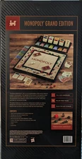 New Monopoly Grand Edition Deluxe Folding Wood Frame WS Game Company