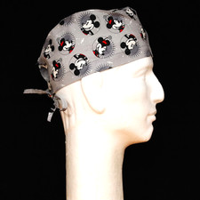 Disney Mickey Mouse on Gray Theme Scrub Hat