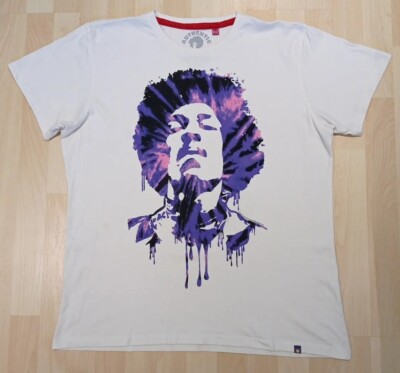 JIMI HENDRIX Authentic Hendrix Tee 2015 Chuck Boyd Image Purple Haze Size 2XL 