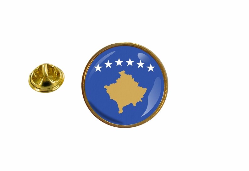 Bayern-Kosovo Freundschafts Pin - 22mm Emaille Pin Mit Schmetterlingsverschluss