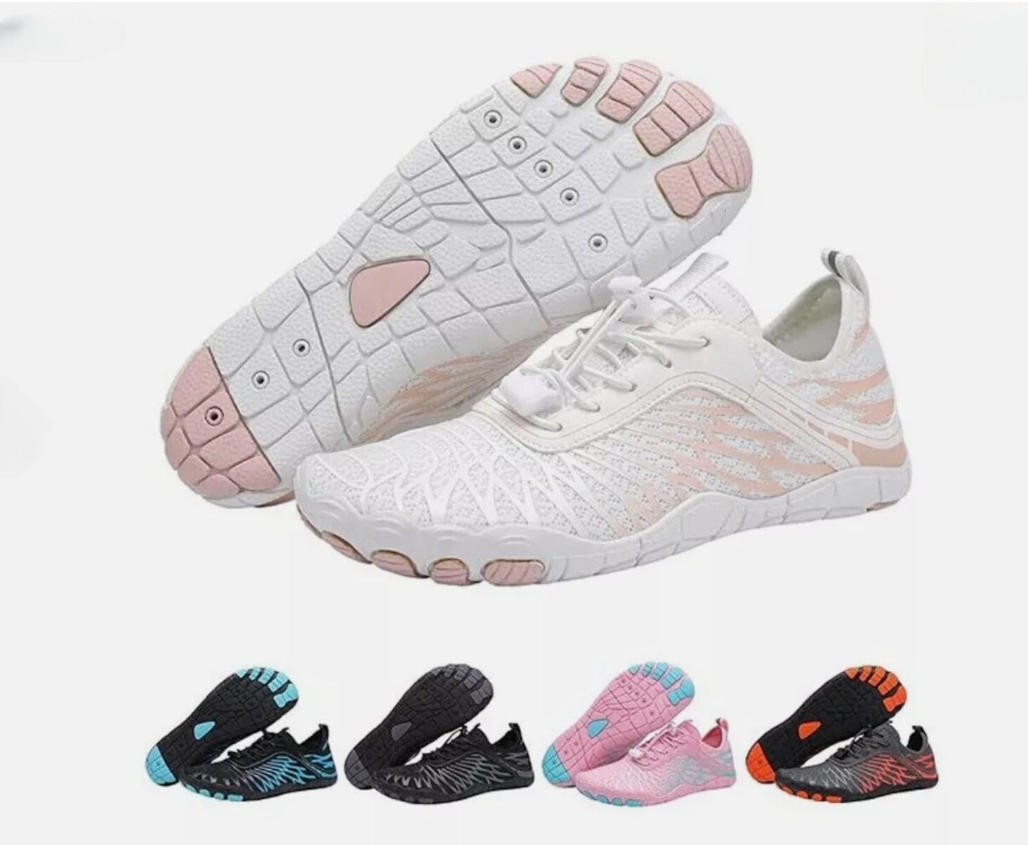 Women's Waterproof Barefoot Running Shoes – Non-Slip Hiking Footwear