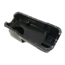 1979-1993 Fox Body Ford 7qt Dual Sump Black Drag Oil Pan Small Block 302W 5.0L