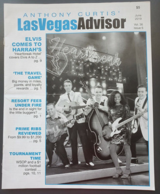 Las Vegas ADVISOR June 2019 Heartbreak Hotel Elvis Show at Las Vegas Harrah's 
