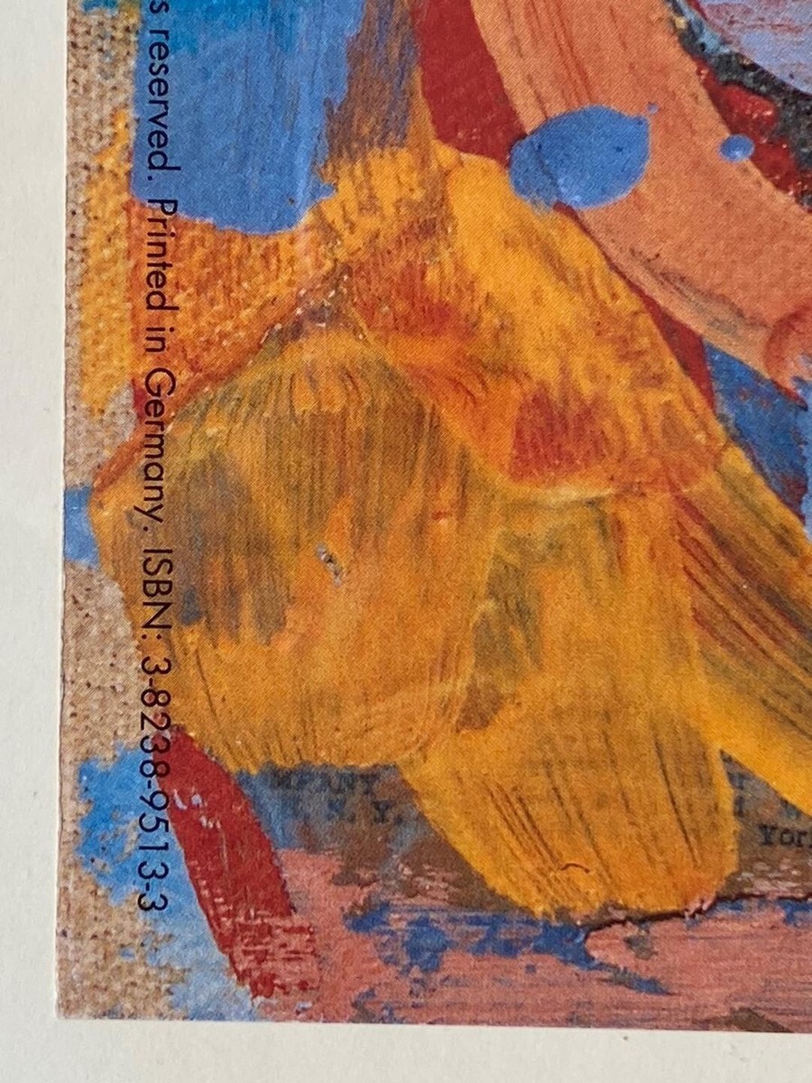 Jasper Johns - Zero Nine Wax on the newspaper on canvas Poster