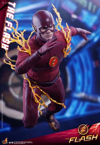 Perfect Hot Toys Tms009 1/6 Modellino The Flash Barry Allen in stock nuovo - Foto 8 di 16