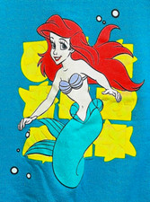 Vintage 1989 Disney THE LITTLE MERMAID Ariel Graphic Size Large 14 SWEATSHIRT