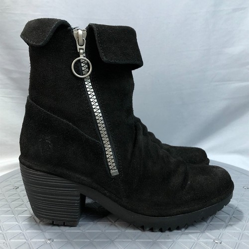 Fly London Womens Suede Ankle Boots 