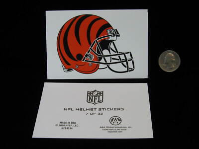 Cincinnati Bengals Helmet Vinyl Peel-Off Team Sticker ... NFLP,LLC.   #7 0f 32  