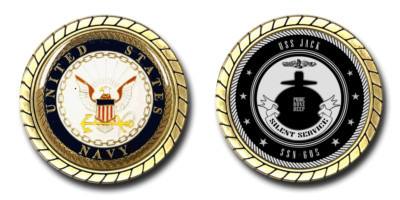 USS Jack SSN-605 Challenge Coin Officially Licensed US Navy