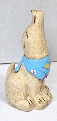 Critter Characters Howling Coyote Dog Bandana Figurine Maureen Zannini