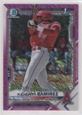2021 Bowman Chrome Prospects Fuchsia Shimmer Refractor Alexander Ramirez 0c6