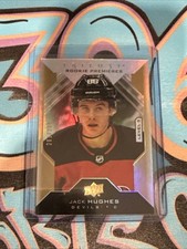 Jack Hughes 201/299 Rookie 2019-20 Upper Deck Trilogy New Jersey Devils (PH)