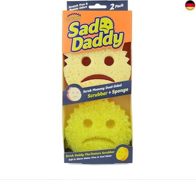 Scrub Daddy und Scrub Mommy Cranky Couple Spülschwamm - Reinigungsschwamm 