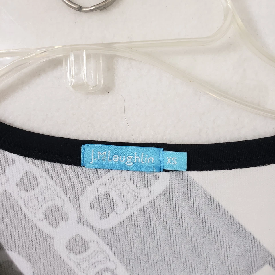 Vestido Vaino J McLaughlin Lynn Henley Para Mujer XS Cadena Manga 3/4 Tela Catalina Foto 2 de 4