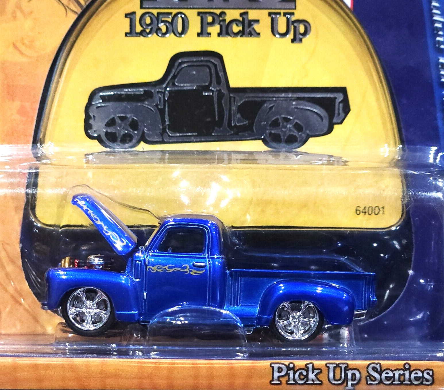 Road Signature 50 1950 GMC Pickup Truck Shyne Rodz Yat Ming Collectible Met Blue