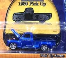 Road Signature 50 1950 GMC Pickup Truck Shyne Rodz Yat Ming Collectible Met Blue