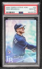 2020 Topps X Steve Aoki Wave 1 /15566 Michael Brosseau #23 PSA 10 GEM MT 1s8