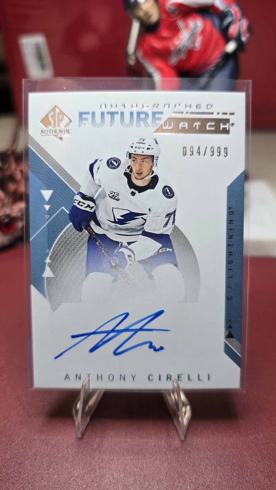 2018-19 SP Authentic Future Watch Autograph Rookie Anthony Cirelli RC Auto /999