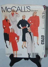 McCalls 8783 size SM Nancy Heller, FF uncut
