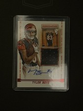 Panini Rookies & Stars Tyler Boyd Dress For Success Auto Patch /49 Bengals