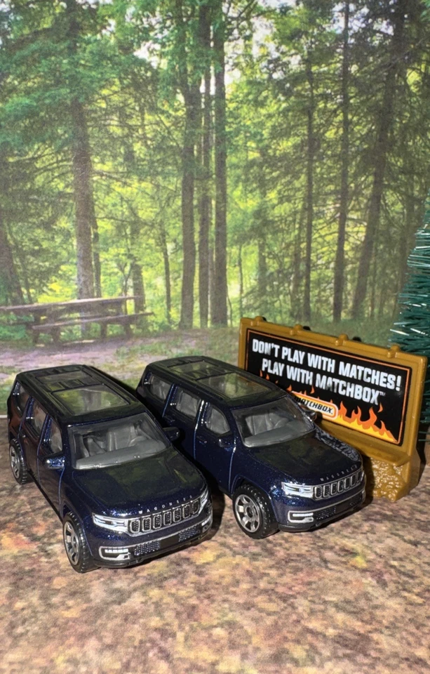 Lote de 2 Matchbox 2022 Jeep Wagoneer Nuevo Suelto Recién Sacado del Paquete Diecast 1:64 Foto 3 de 4