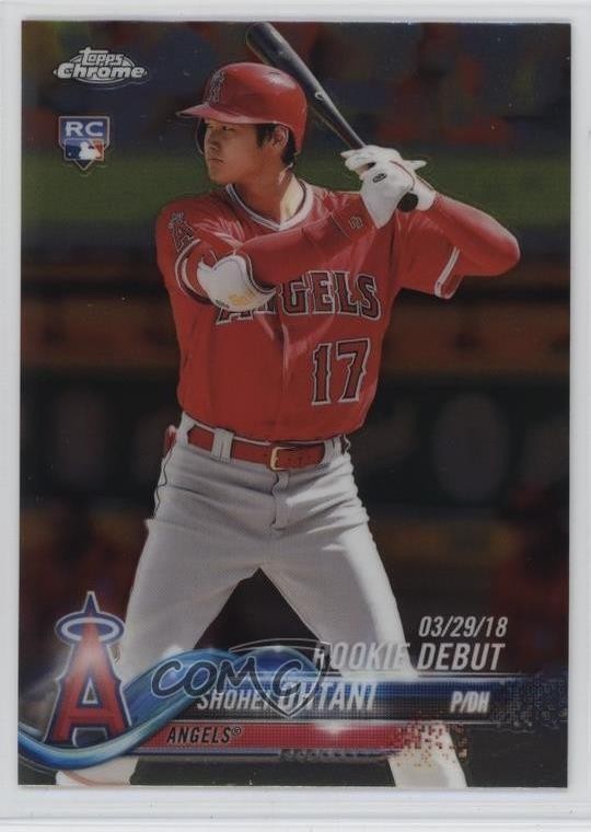 2018 Topps Chrome Update Target Exclusive Debut Shohei Ohtani Rookie RC 6m7
