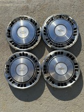 4 80-85 Chevy Caprice Impala 15 Metal Hubcaps Wheel Covers 9c1 Police