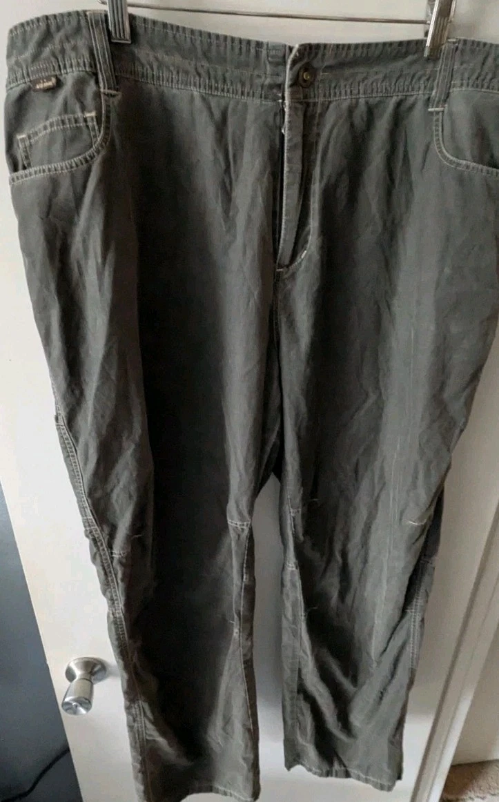Kuhl Revolvr Vintage Patina Dye Pants Mens Size 40x29 Brown Outdoors Hiking Camp