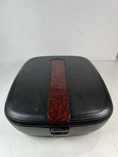 2007-2014 Escalade Black Leather Woodgrain Center Console Armrest Lid Oem Great