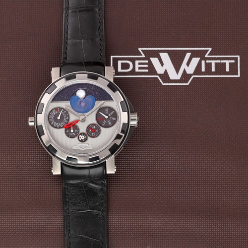 DeWitt Academia Quantieme Perpetual GMT Nebula ac.7021.34.m1000