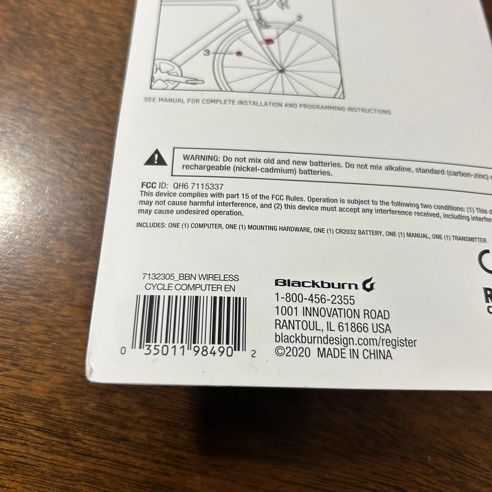 Blackburn Wireless Cycling Computer Speedometer Odometer Clock 14 functions NEW - Image 4 of 4