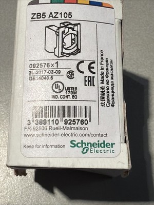 Schneider Electric ZB5AZ105 Hilfsschalterblock | 1S (NO) + 1Ö (NC) | Harmony XB5