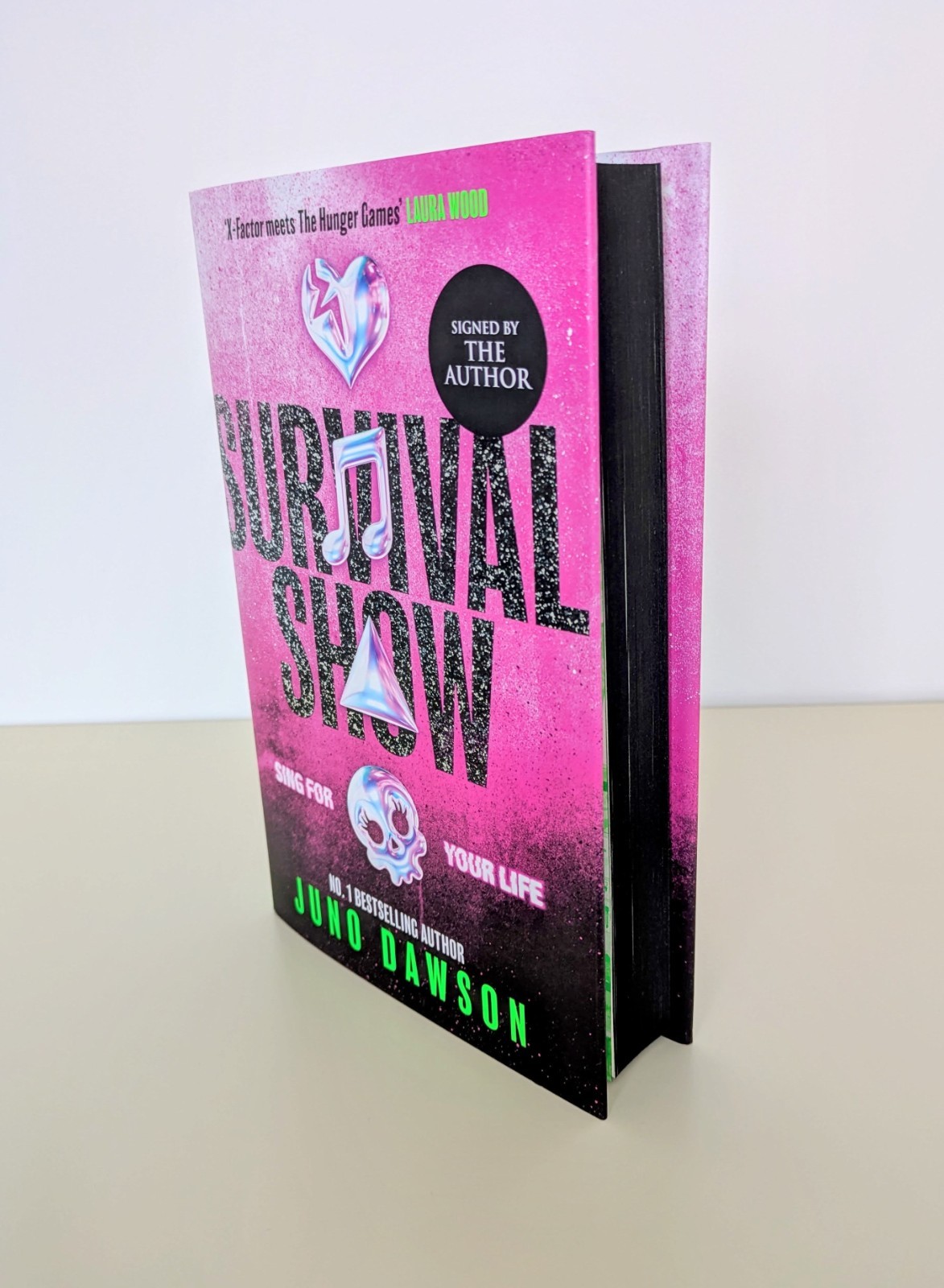 SIGNED • Survival Show – Juno Dawson • First Edition • Sprayed Edges • New