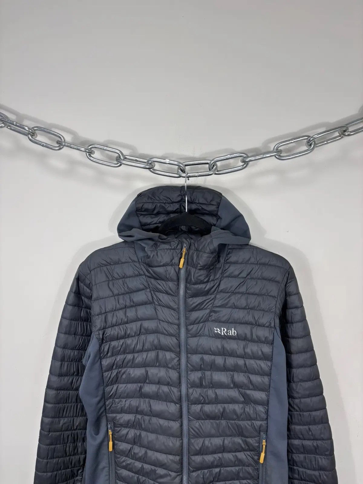 Rab Cirrus Flex Hoody Puffer Jacket Men’s Grey Lightweight Insulated Hiking S image 4