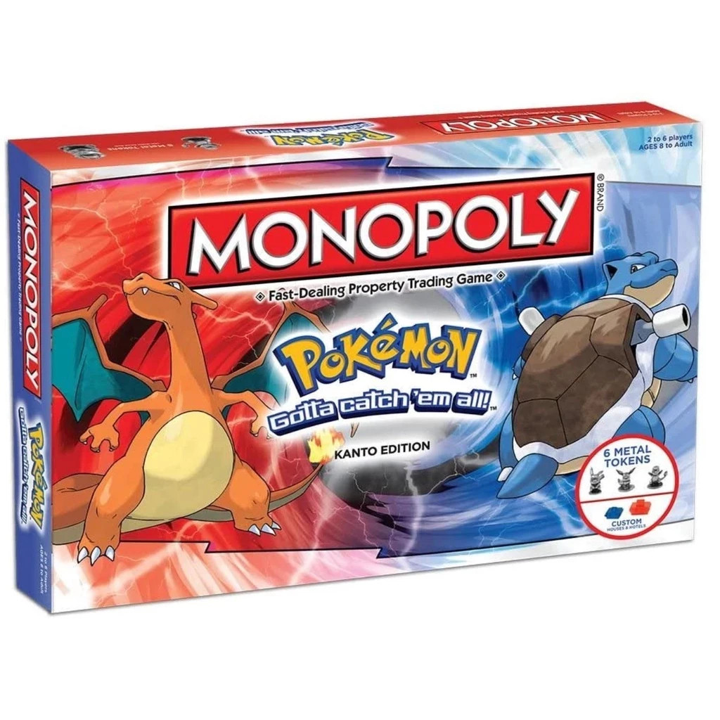 Pok&eacute;mon Kanto Family Friends Holiday Fun Property Trading