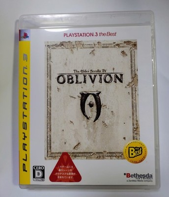 The Elder Scrolls IV Oblivion PS3 PlayStation 3 the Best Japanese Version CIB Ja