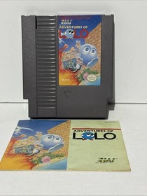 Adventures of LOLO 1, 2, 3 Trilogy (Nintendo NES) With Manuals and Hard Cases