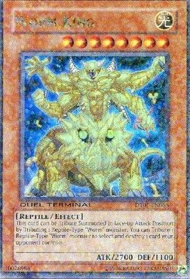 Yugioh! Worm King - DT01-EN085 - Ultra Rare - Duel Terminal Near Mint, English