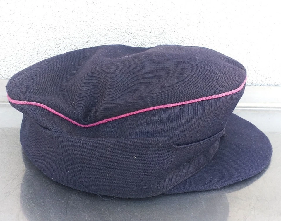 Berretto Feldmutze M43 Feuerwehr (Pompieri) tedeschi anni '60 stesso mod. WW2 - Immagine 4 di 4