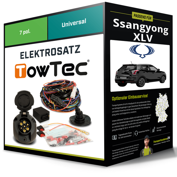 Elektrosatz 7-Pol Universell FüR Ssangyong Xlv 04.2016-Jetzt Neu-image
