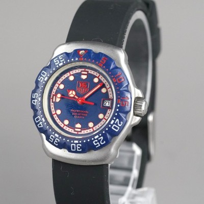 TAG Heuer Formula 1 370.508 Damenuhr 30mm Taucher neue Batterie neues Band