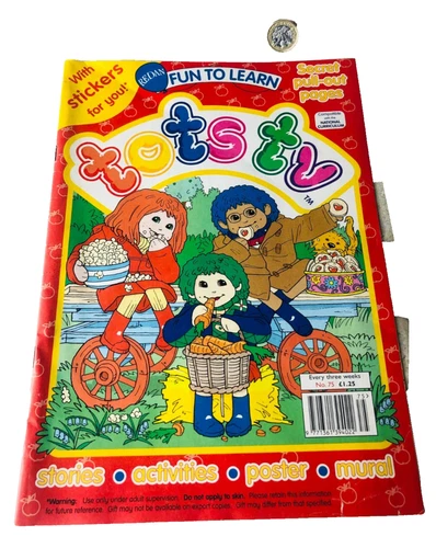 Magazine Tots TV Mag Number 75 Vintage ncb