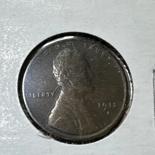 1915 S Lincoln Wheat Cent Better Date San Francisco Mint EF Extra Fine