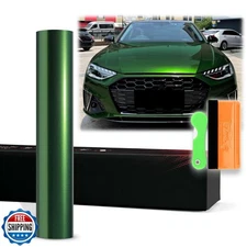 12"x60" (1FTx5FT) Sonoma Green PET Super Gloss Metallic High Glossy Vinyl Wra